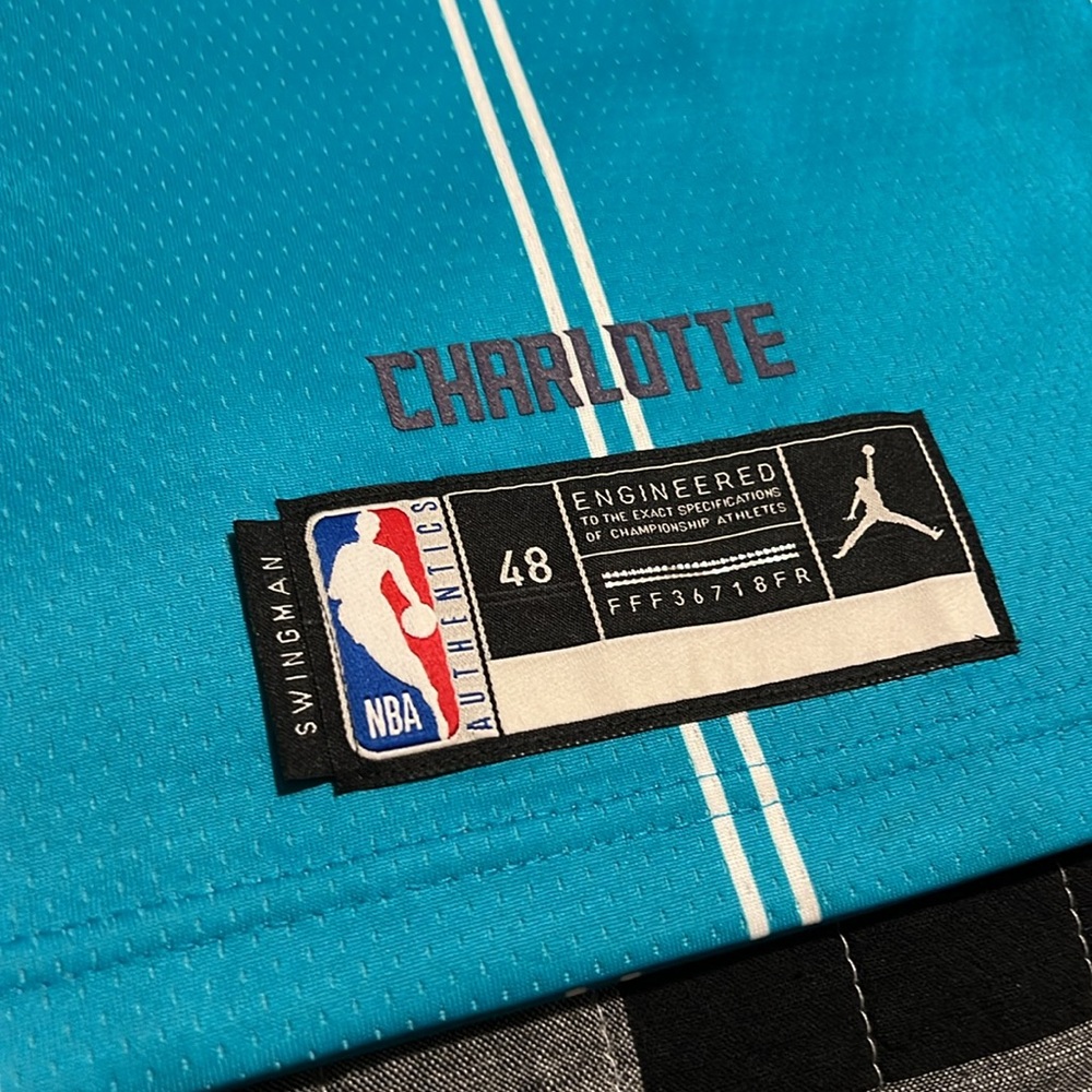 Charlotte Hornets #2 LaMelo Ball NBA Home Swingman Jersey - Picture 7 of 9